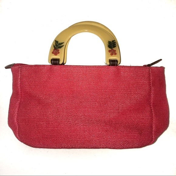 Relic‎ red purse painted wood handle - Picture 2 of 5